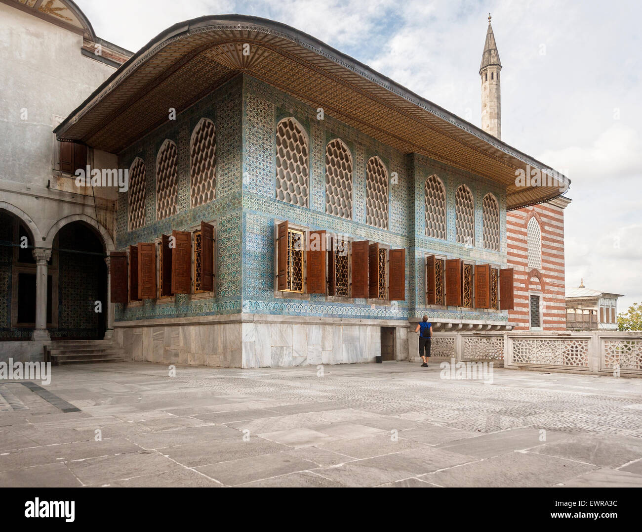 Parte dell'Imperial Harem sezione del Palazzo Topkapi Foto Stock