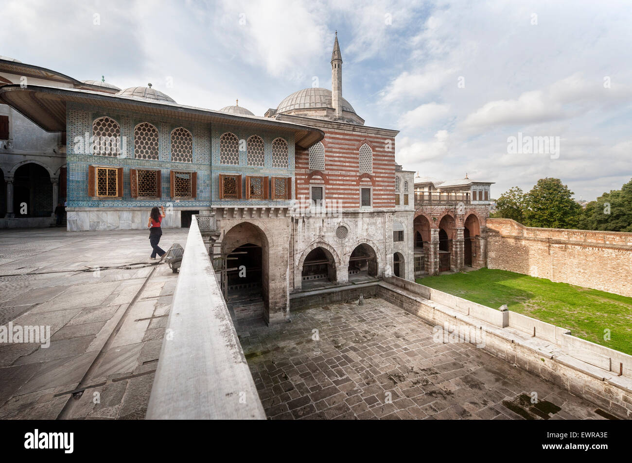 Parte dell'Imperial Harem sezione del Palazzo Topkapi Foto Stock