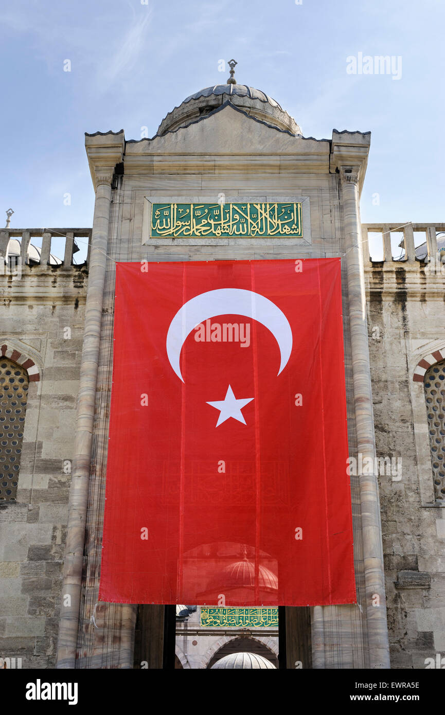 Bandiera turca Foto Stock
