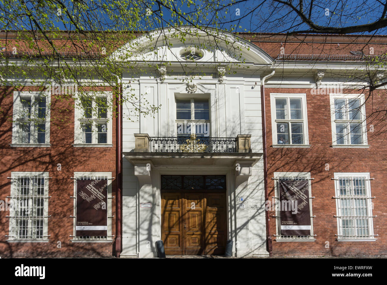 Memorial Linden Street 54/55, prigione Stasi, Museo di Potsdam, Brandenburg Foto Stock