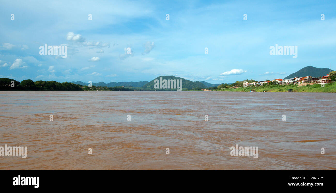 Il fiume Mekong, Loei provincia, Thailandia Foto Stock
