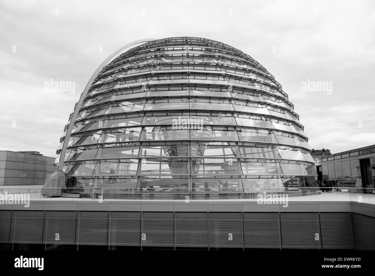 Il palazzo del Reichstag a Berlino Germania Foto Stock