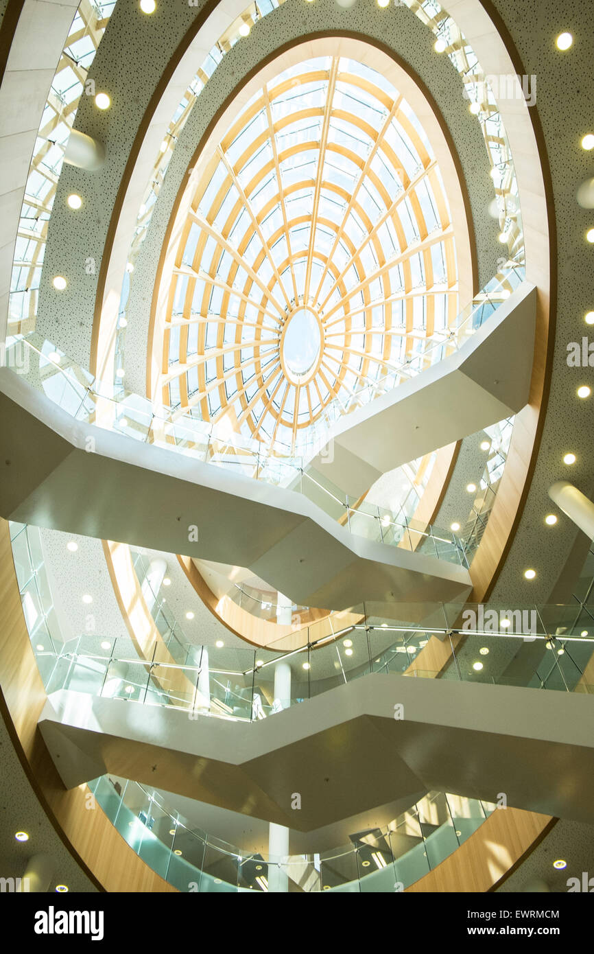 Pluripremiata libreria centrale,Liverpool Foto Stock