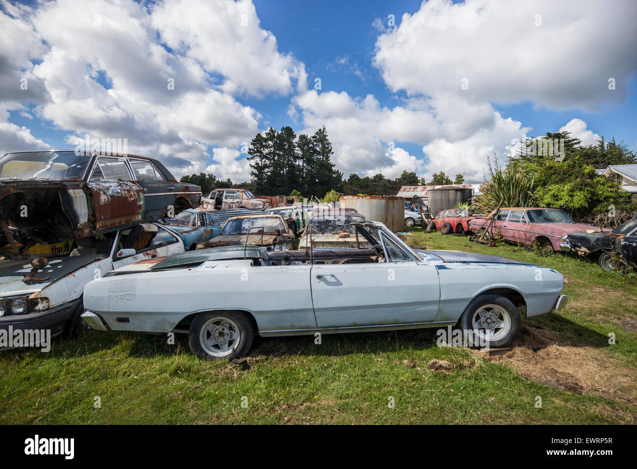 Vintage auto convertibili - estate la guida. Foto Stock