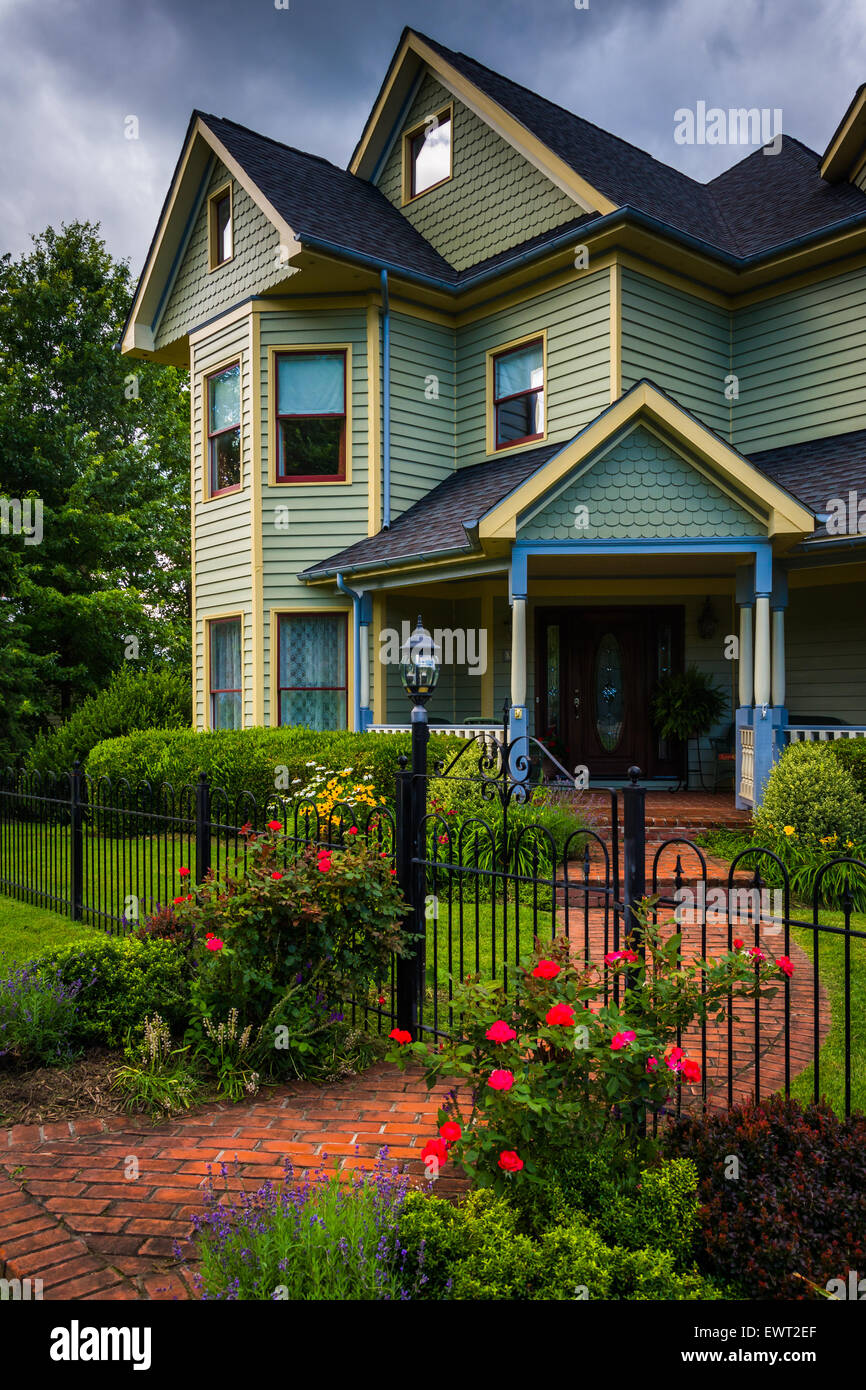 Stile Victorian House di harpers Ferry, West Virginia. Foto Stock