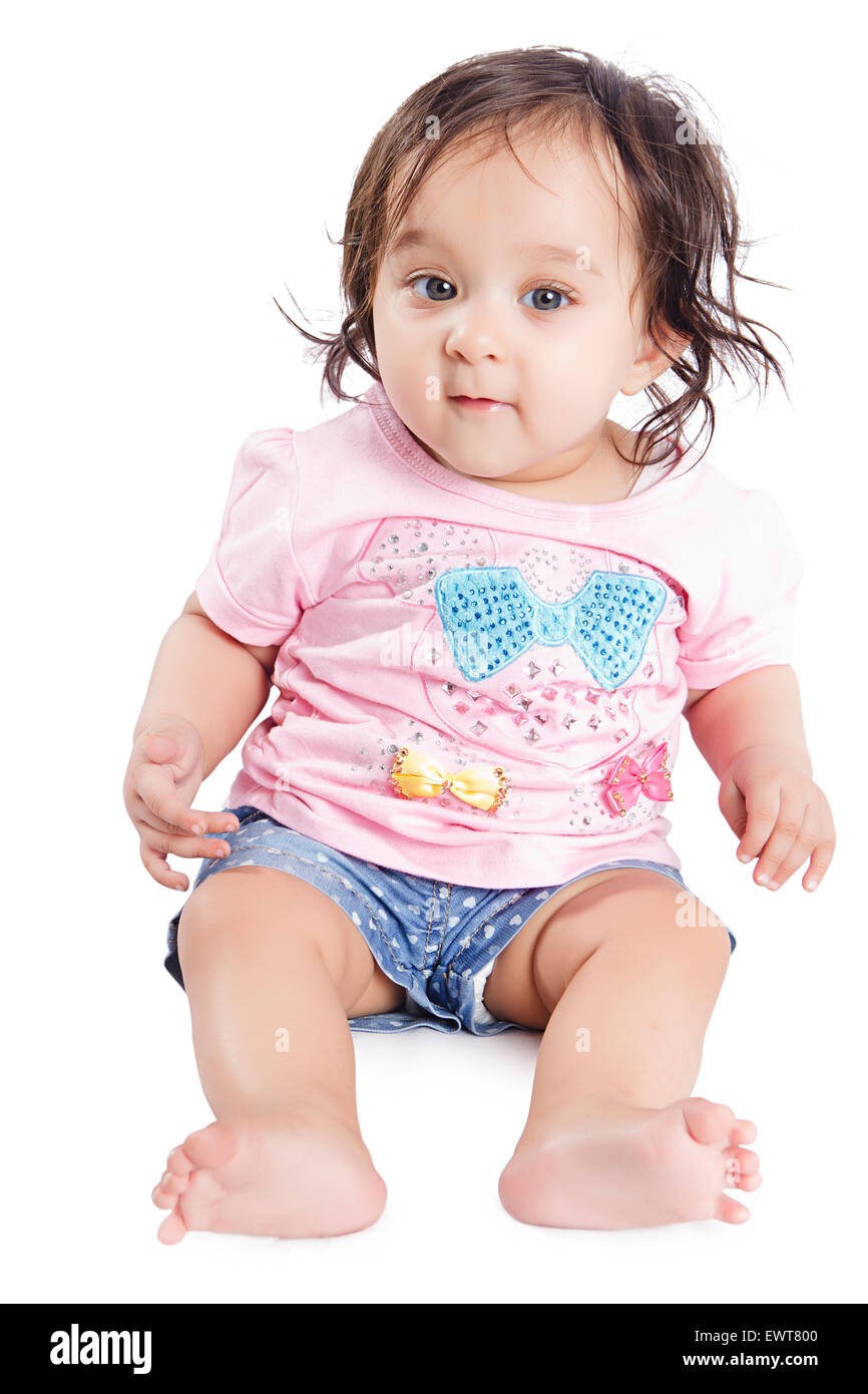 1 indiano bambino simpatico baby Foto Stock