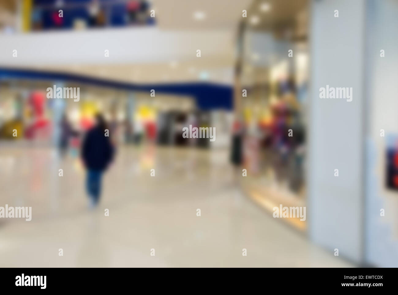 Memorizzare la sfocatura sullo sfondo Foto Stock