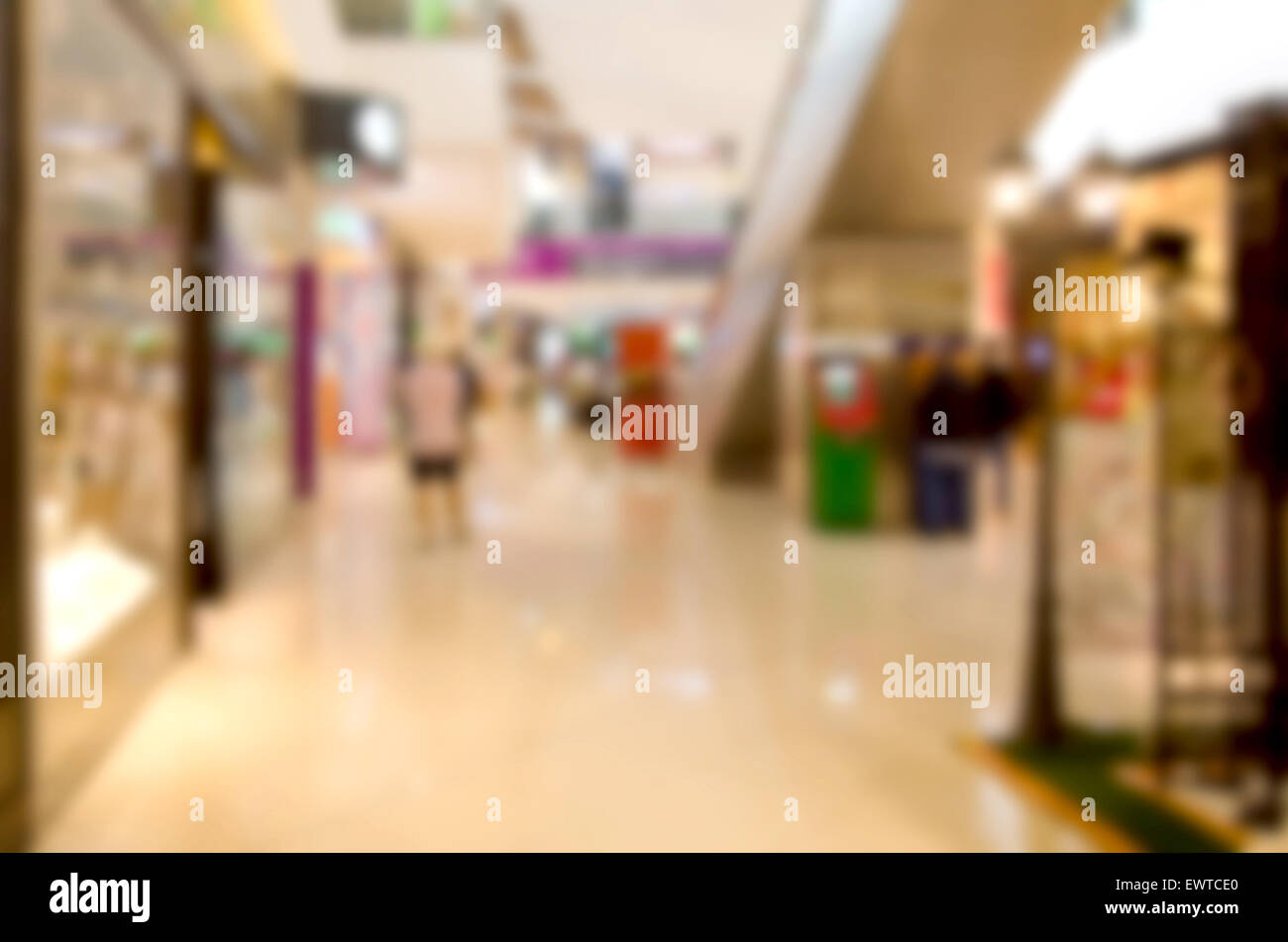 Memorizzare la sfocatura sullo sfondo Foto Stock