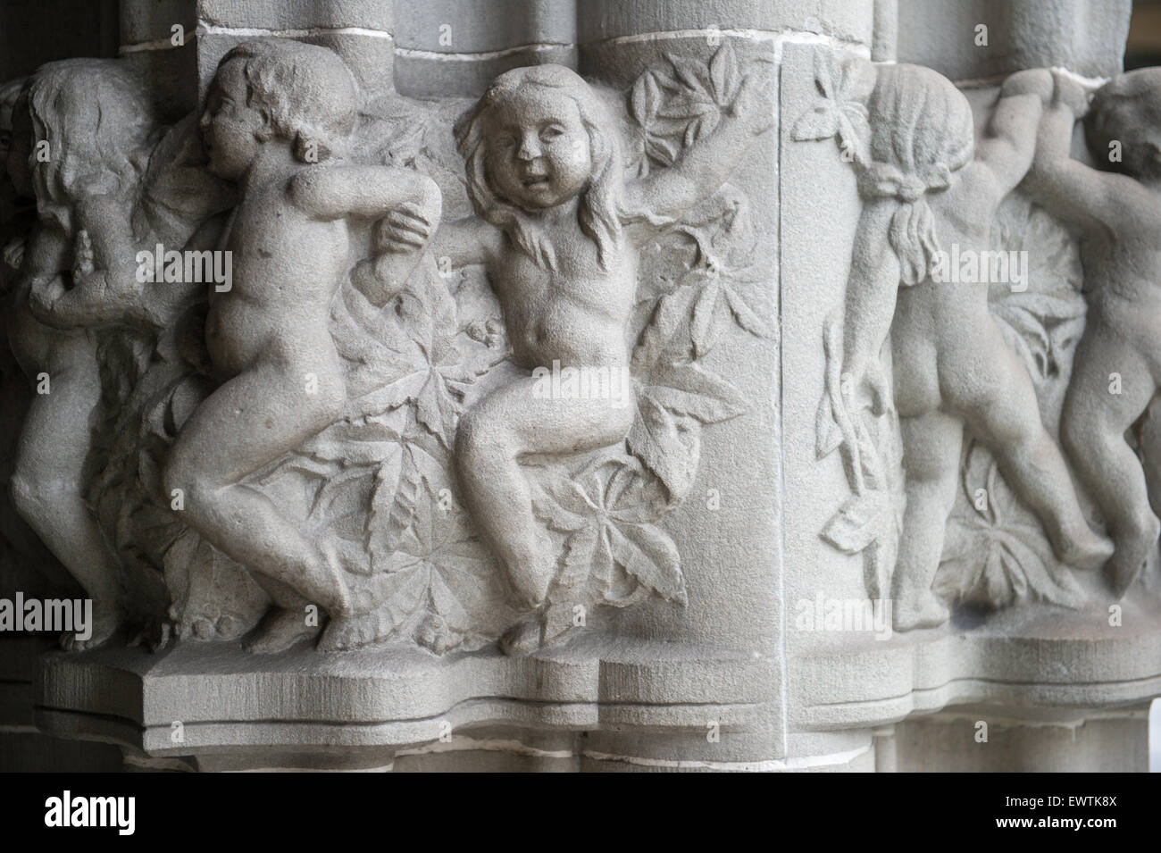 Dettagli architettonici in Zurich Svizzera Europa Foto Stock