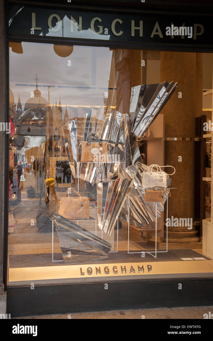 Longchamp Vetrina San Marcos Piazza San Marco Venezia Italia