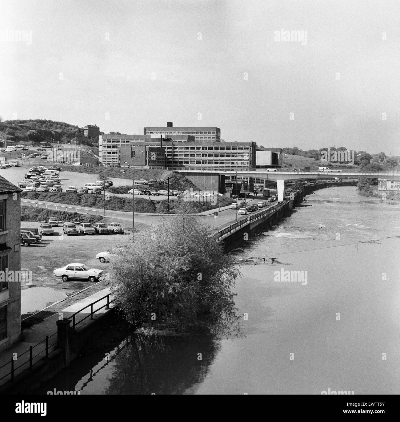 Durham City, nella contea di Durham. Il 24 maggio 1969. Foto Stock