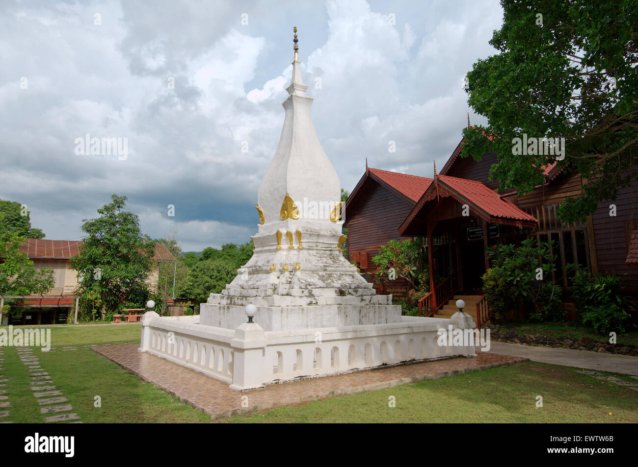 Buddhistic antico tempio Wat Phon Chai, Amphoe Dan Sai, Loei provincia, Thailandia Foto Stock