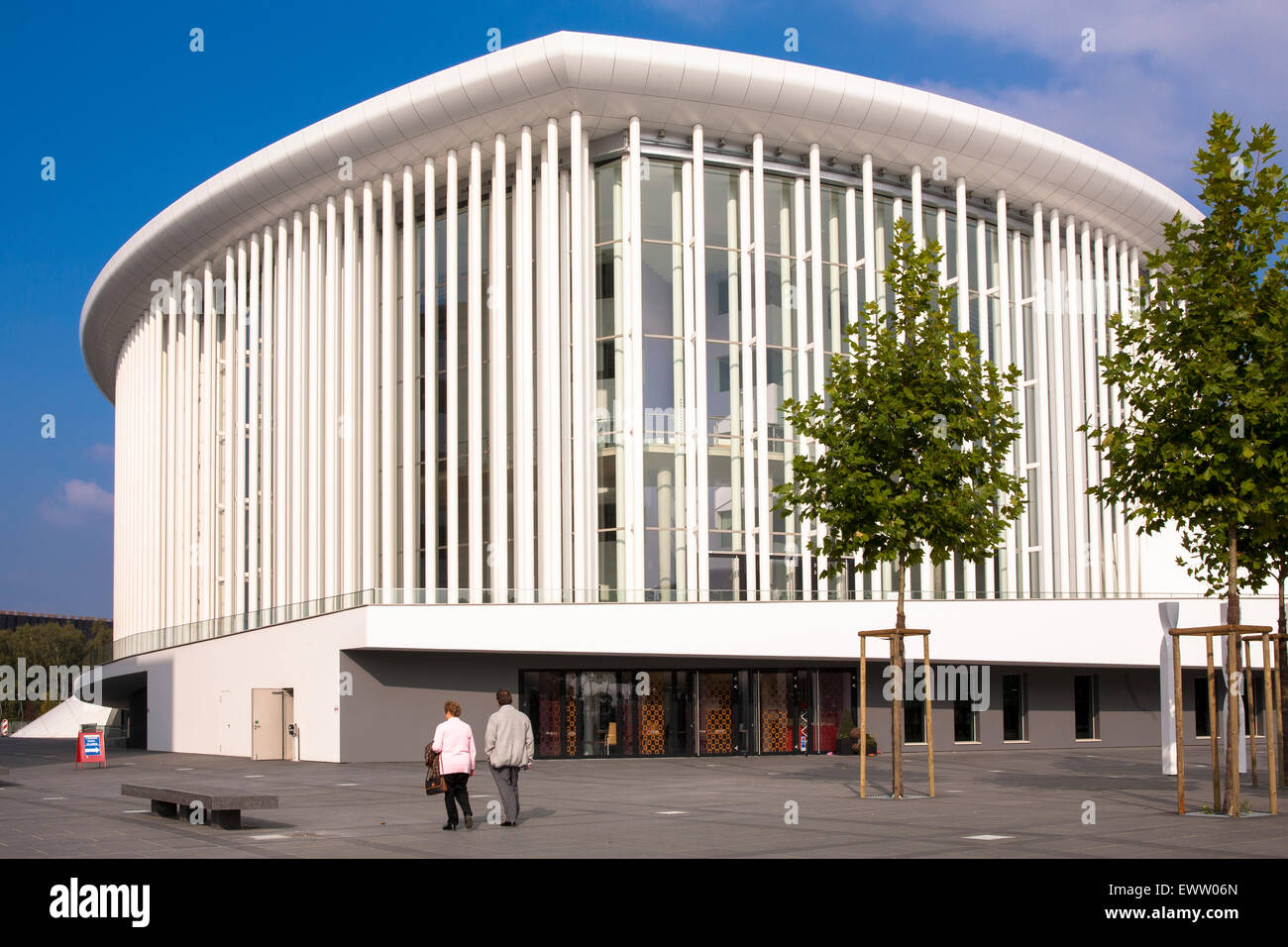 L'Europa, Lussemburgo, città di Lussemburgo, la Philharmonie, sala da concerto presso il Kirchbergplateau, architetto Christian de Portzampa Foto Stock