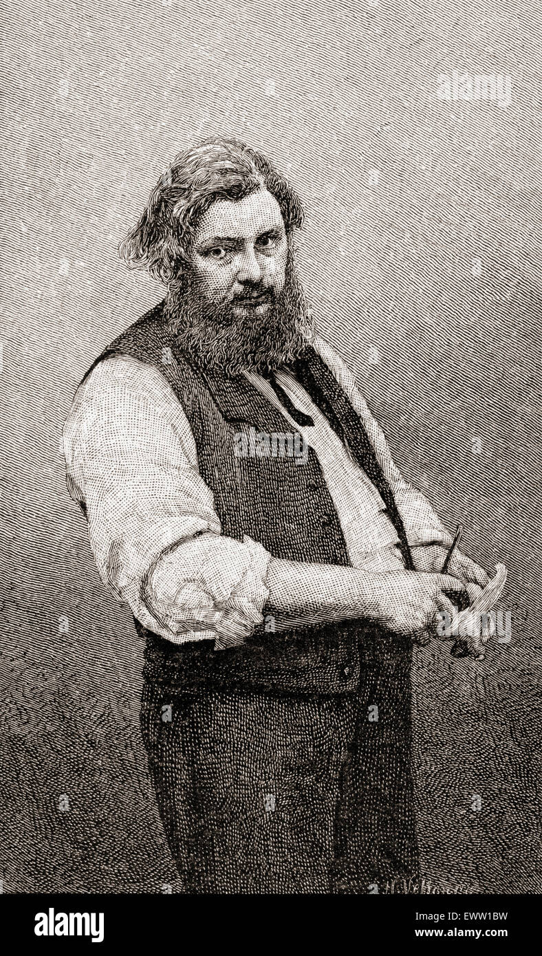 Jean Désiré Gustave Courbet , 1819 - 1877. Pittore Francese. Foto Stock Jean Désiré Gustave Courbet , 1819 - 1877. Pittore Francese. Foto Stock