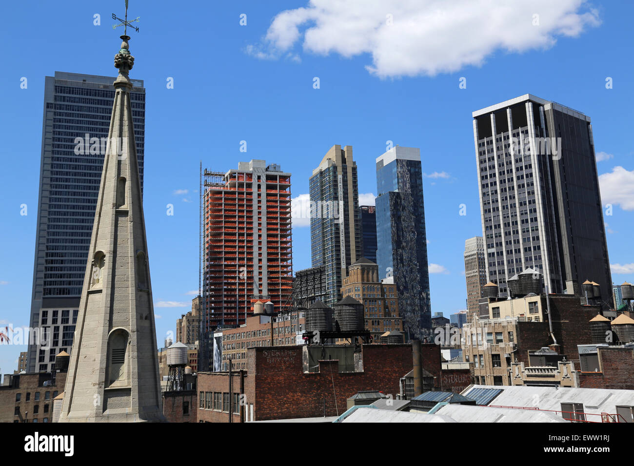 Midtown Skyline di Manhattan, New York, NY, STATI UNITI D'AMERICA Foto Stock