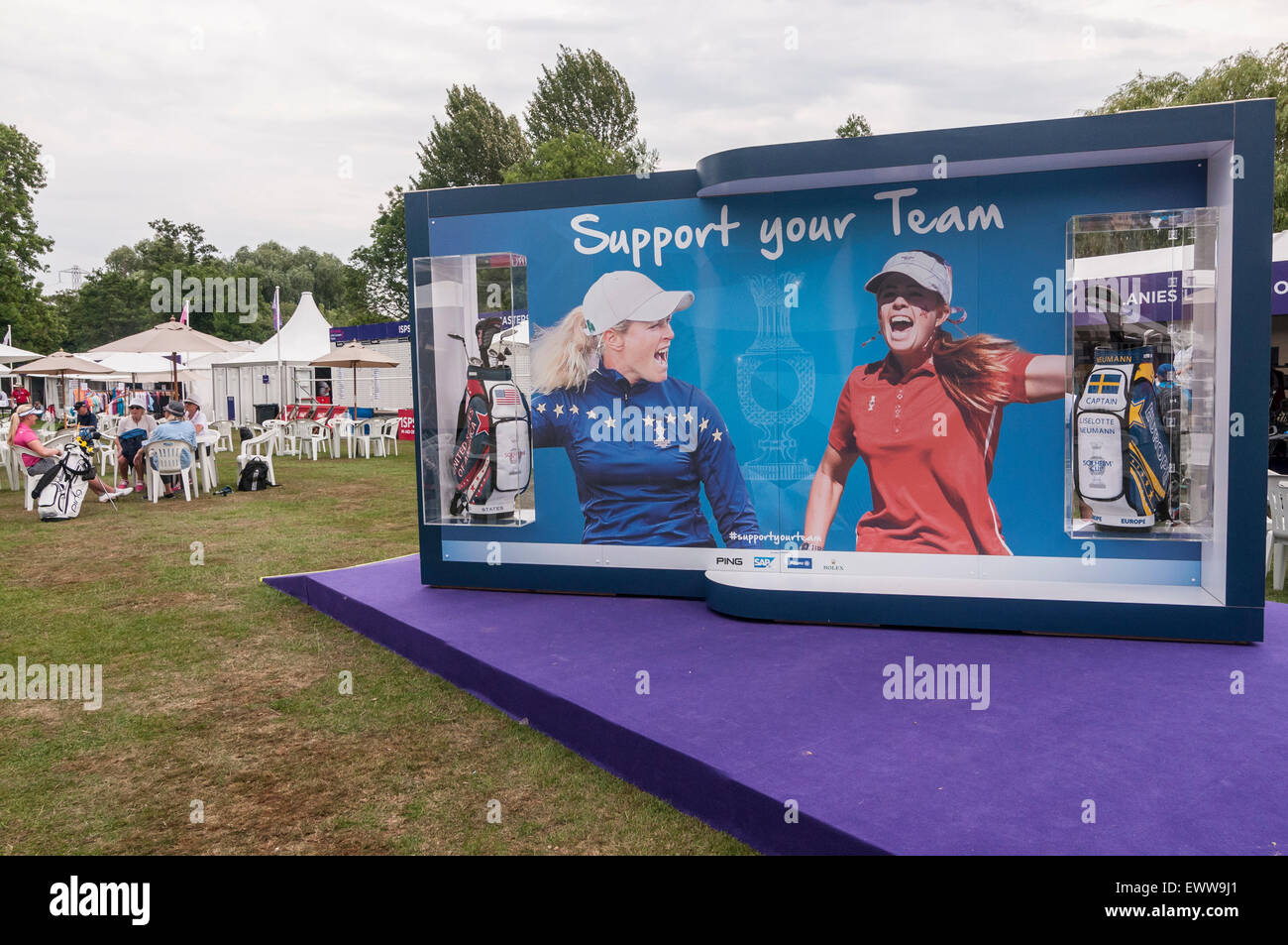 Londra, Regno Unito. 01 luglio 2015. Pro-am giorno per l'ISP HANDA Ladies European Masters al Buckinghamshire campo da golf. L'evento principale avviene 2 al 5 luglio. Credito: Stephen Chung / Alamy Live News Foto Stock