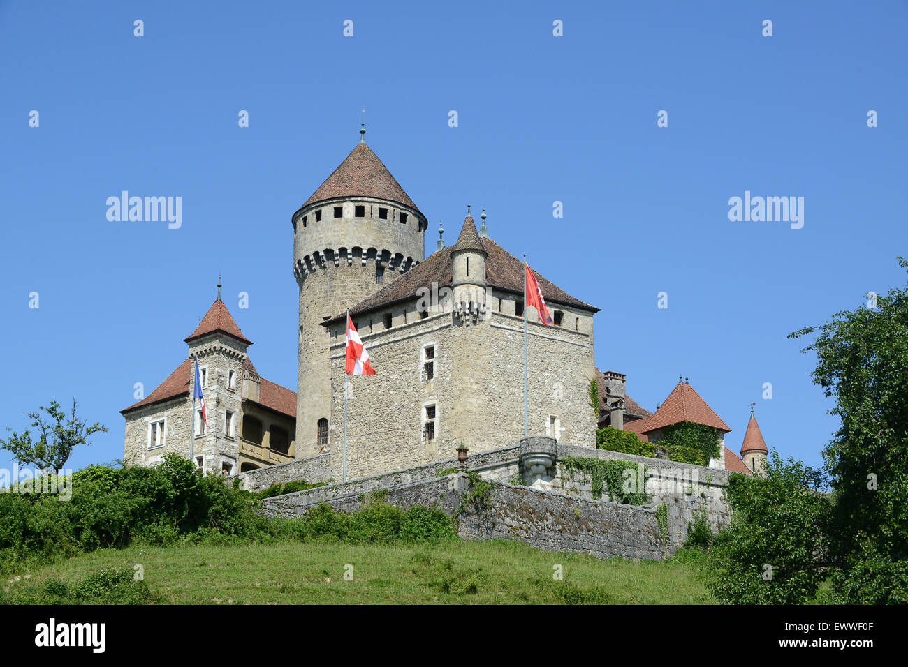 Chateau de Montrottier in Francia Lovagny chateaux Foto Stock