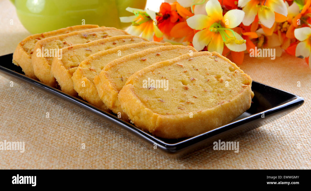 Tradizionali biscotti frollini - 7 Foto Stock
