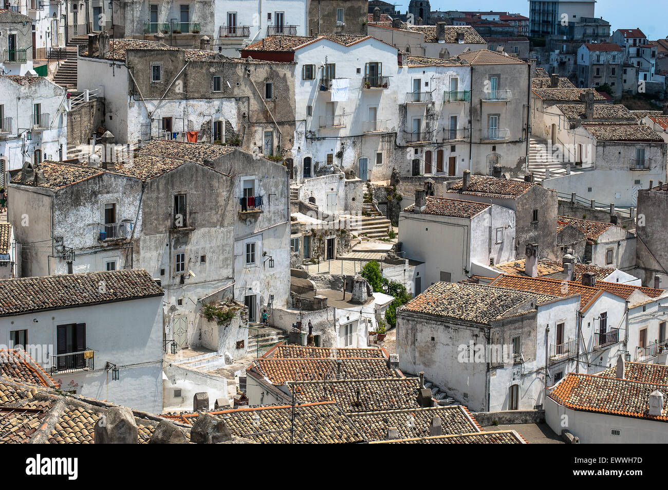 La puglia Monte S.Angelo Gargano Foto Stock