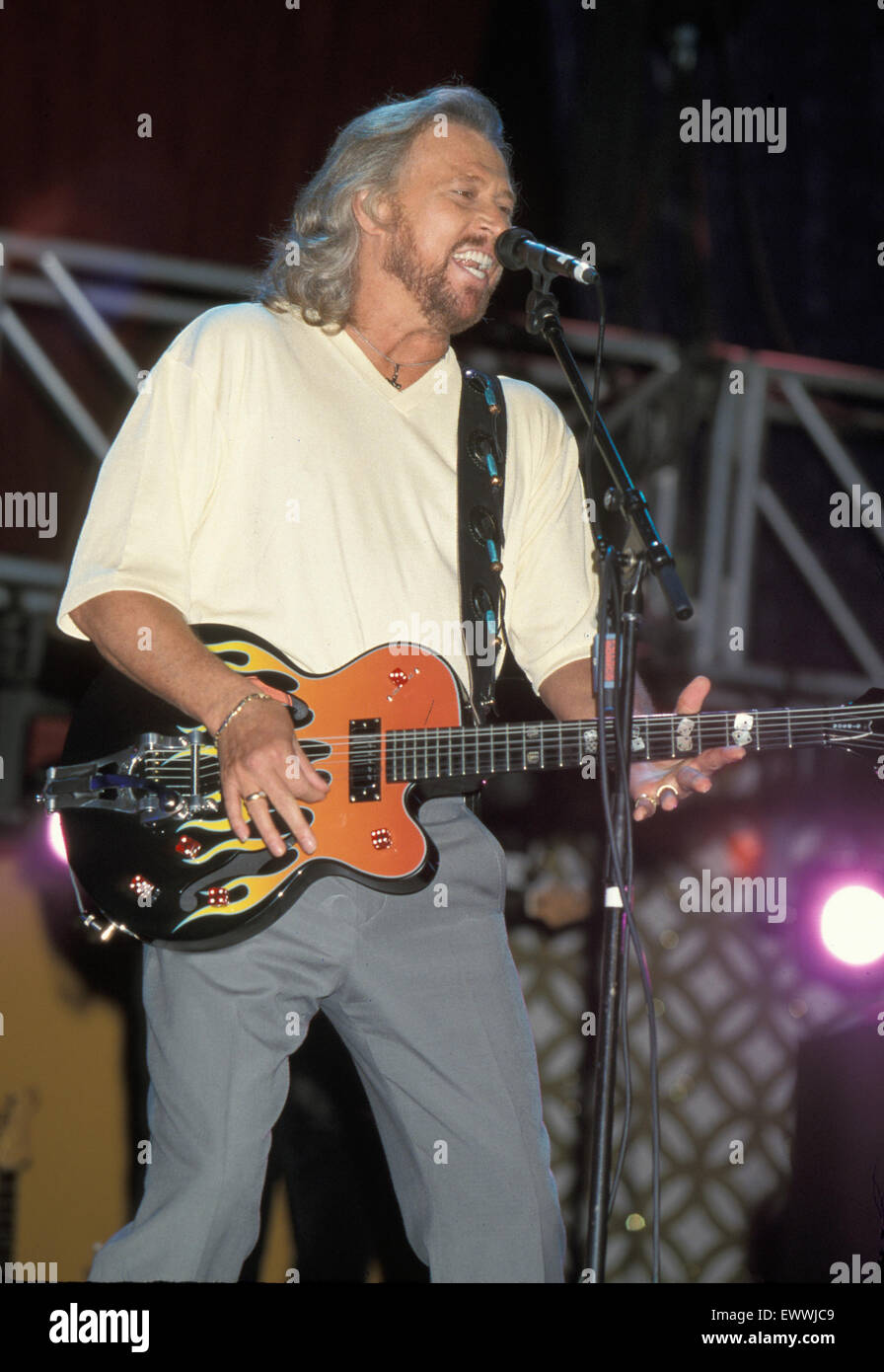 BEE GEES Barry Gibb nel 2001. Foto di Jeffrey Mayer Foto Stock