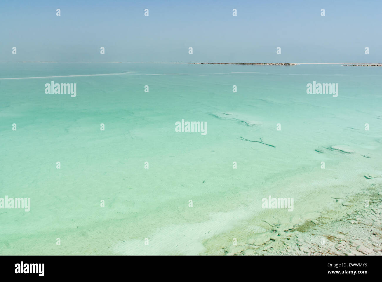 Vista sul Mar Morto, Israele Foto Stock