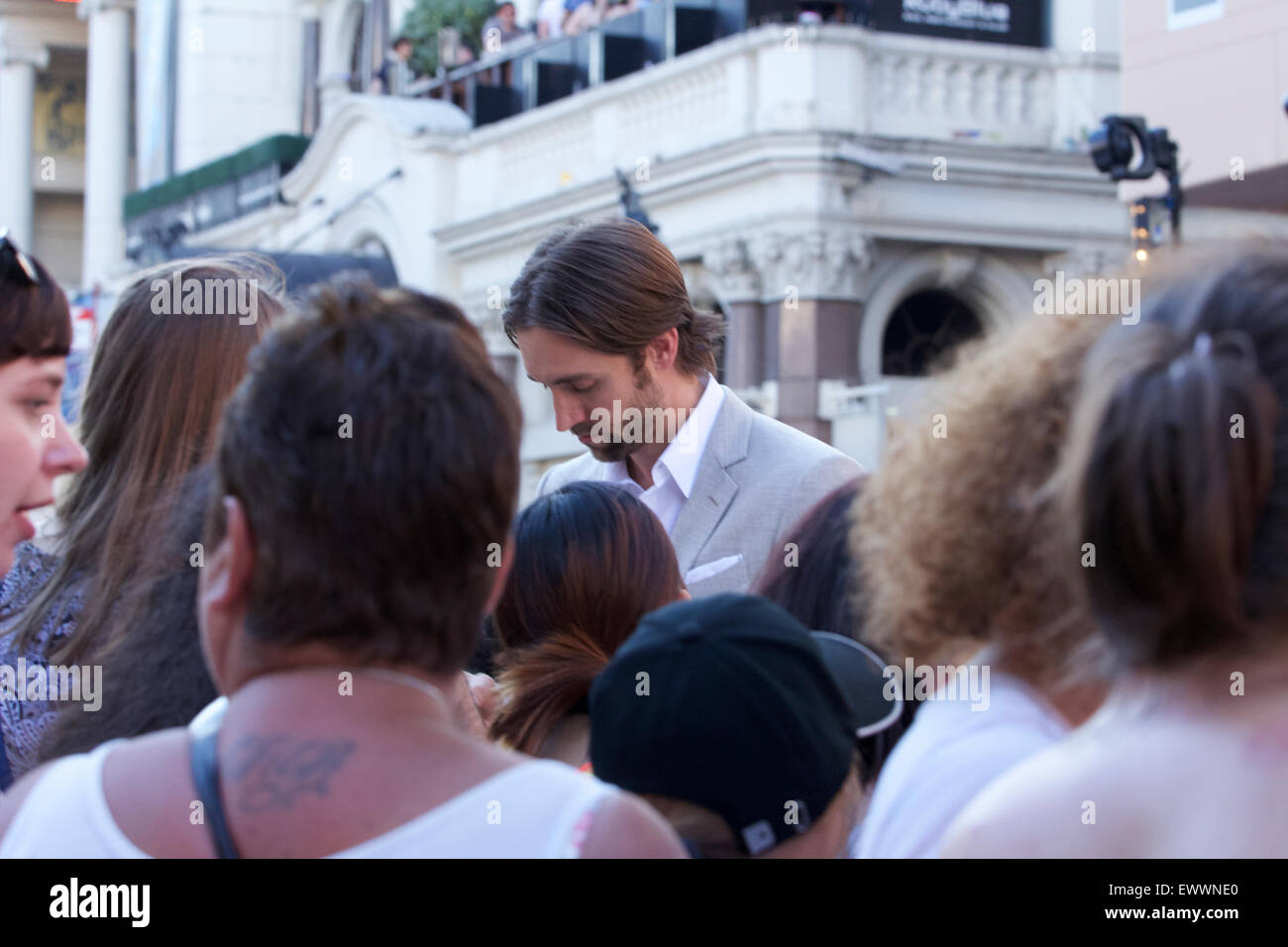 Leicester Square,Londra,UK,30 giugno 2015. Il film europeo premiere di 'MagicMikeXXL' presso il Vue Cinema in Leicester Square,Lo Foto Stock