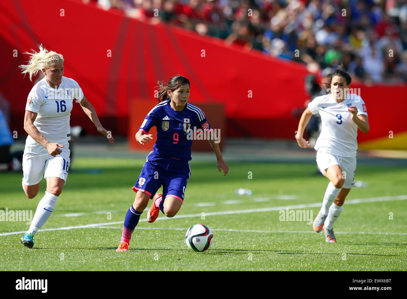 Nahomi Kawasumi (JPN), 1 luglio 2015 - Calcio : FIFA Coppa del Mondo Donne Canada 2015 Semi-finale match tra Giappone 2-1 Inghilterra al Commonwealth Stadium di Edmonton, Canada. (Foto di AFLO) Foto Stock
