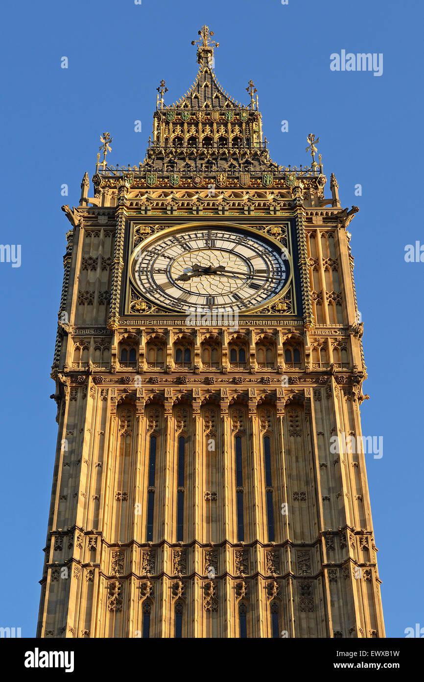 Big Ben, Westminster, London, England, Regno Unito Foto Stock