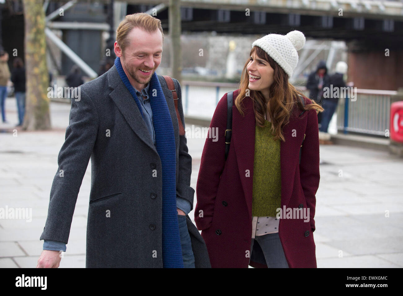 L'uomo (2015) SIMON PEGG, lago Bell BEN PALMER (DIR) Foto Stock