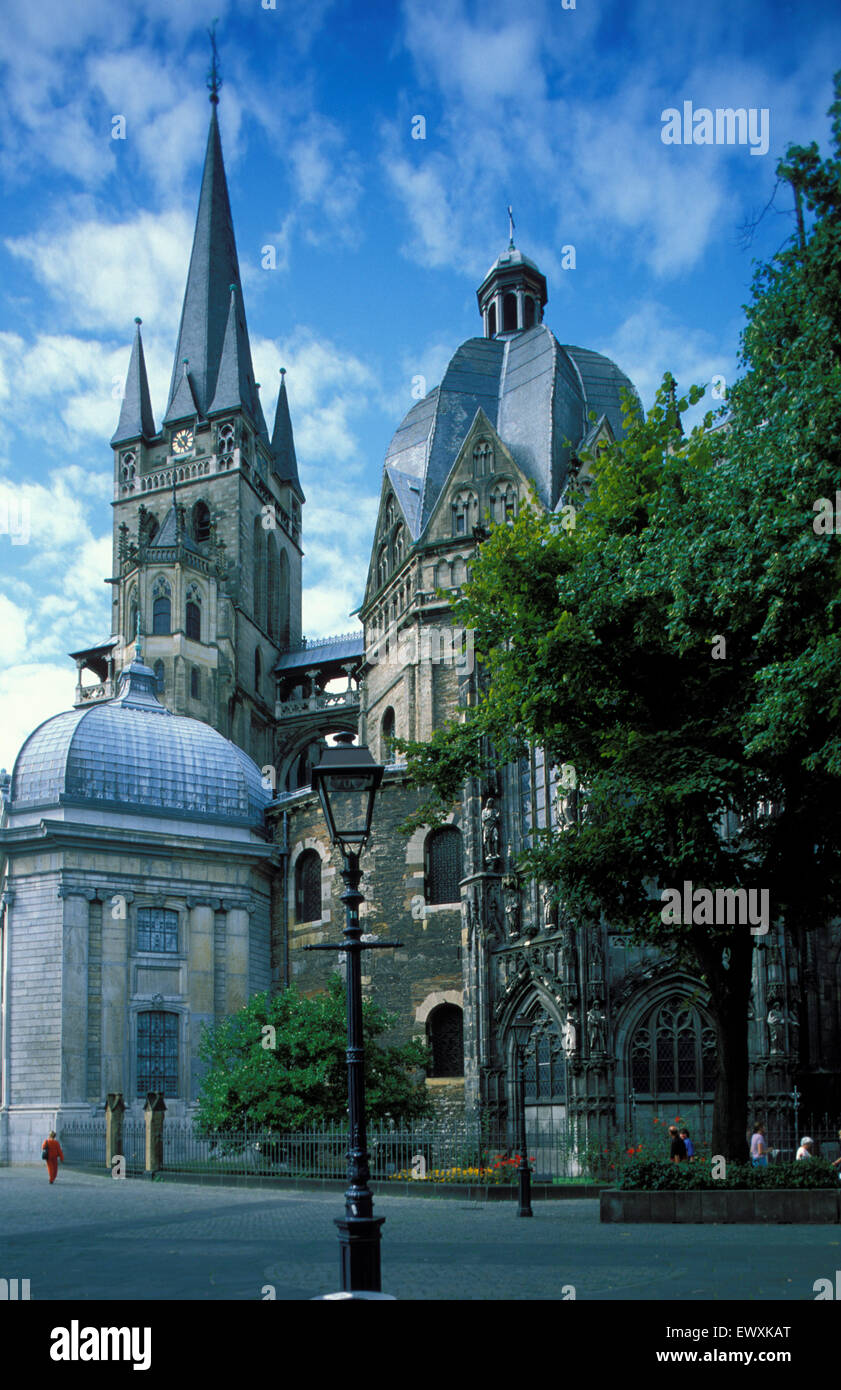 DEU, Germania, Aachen, la cattedrale DEU, Deutschland, Aachen, Der Dom. Foto Stock
