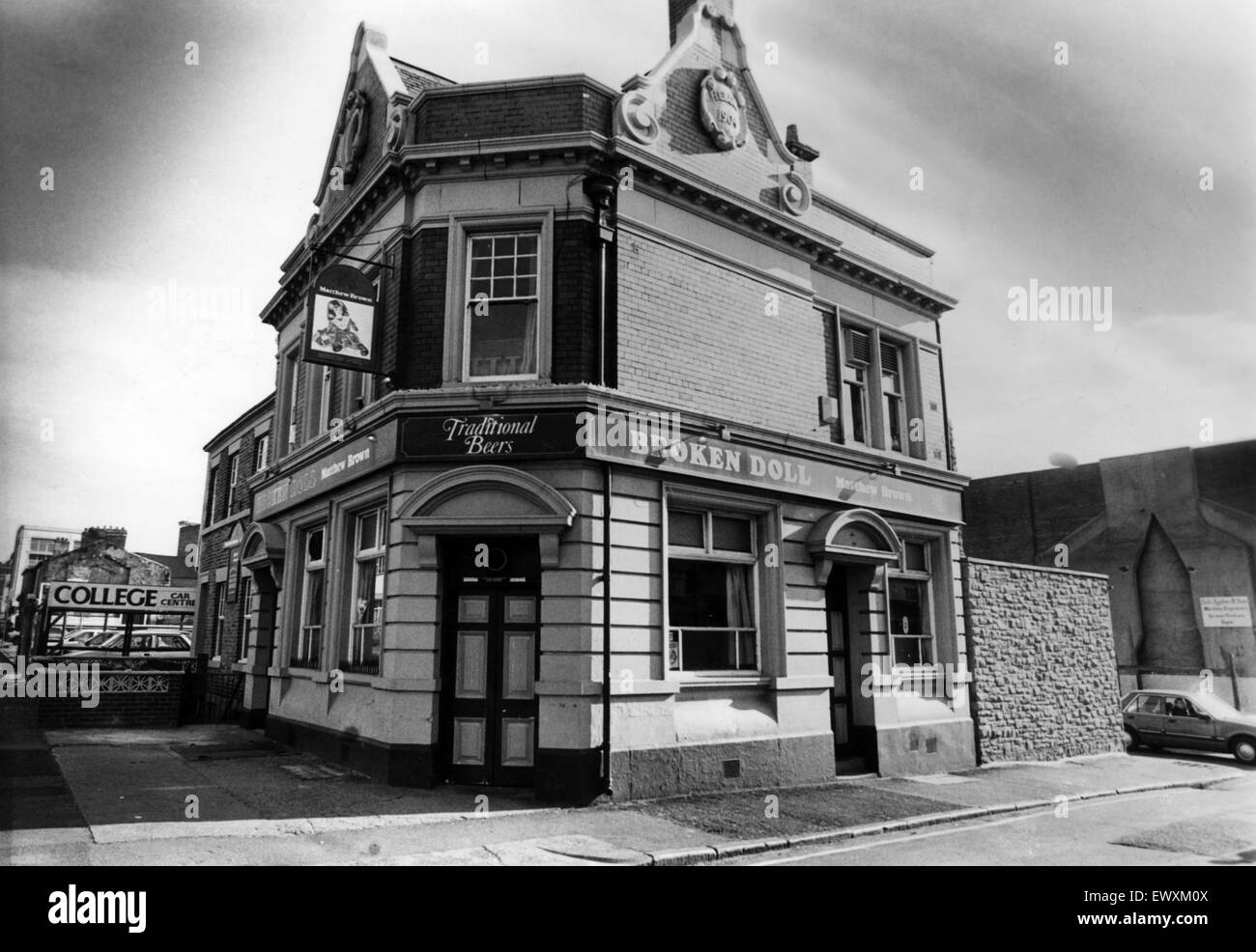 Broken Doll, Public House, Newcastle, 15 aprile 1988. Foto Stock