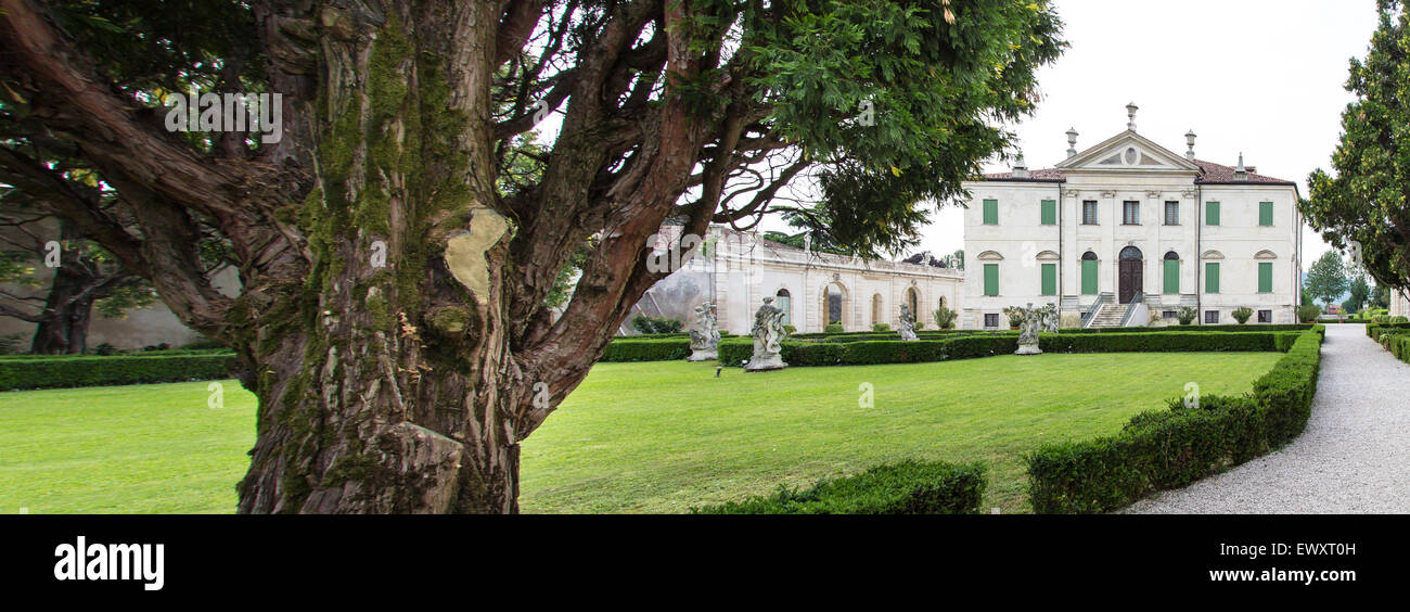 Montecchio Maggiore(Vicenza, Veneto, Italia) - Villa Cordellina Lombardi, costruito nel XVIII secolo Foto Stock