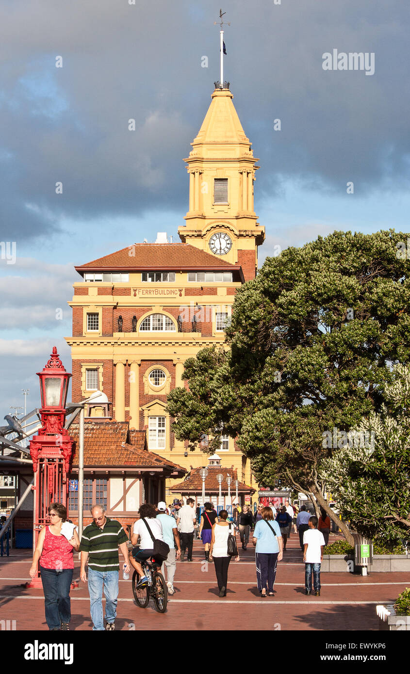 Ferry Terminal,Downtown,porto di Auckland,Auckland, Nuova Zelanda Foto Stock