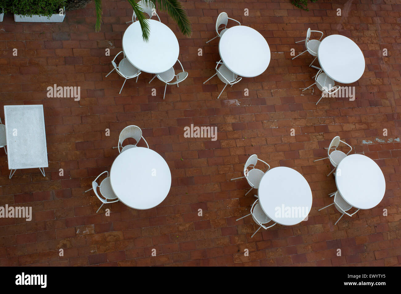 Ristorante abbandonati Foto Stock