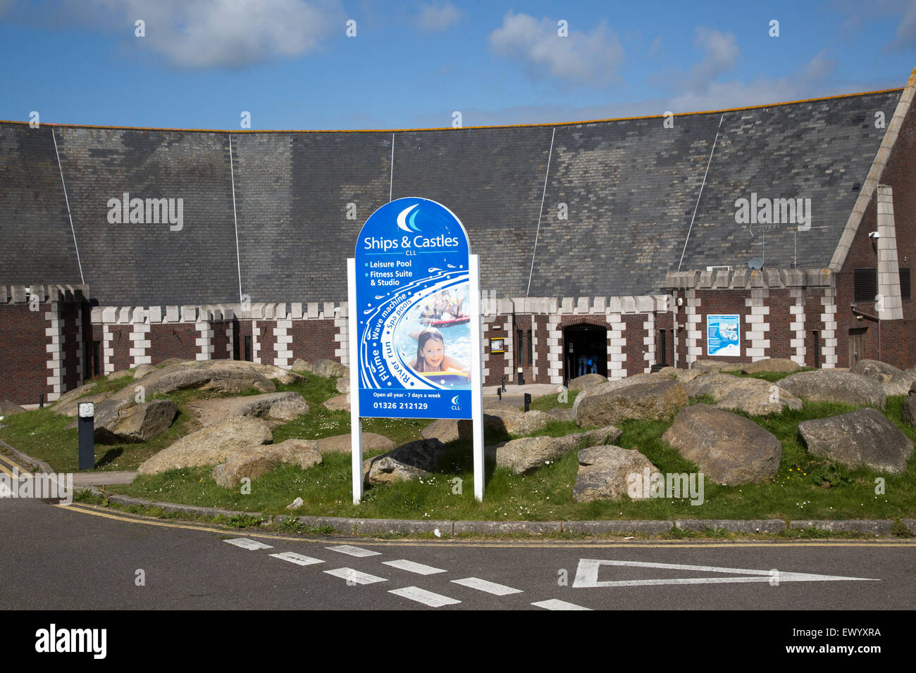 Navi e castelli Leisure Centre, Colchester, England, Regno Unito Foto Stock