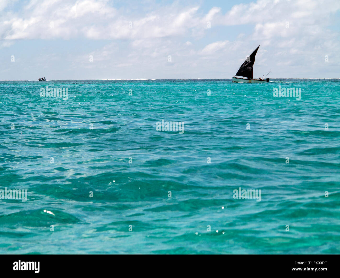 Blue Bay ile Maurice Oceano indiano Foto Stock