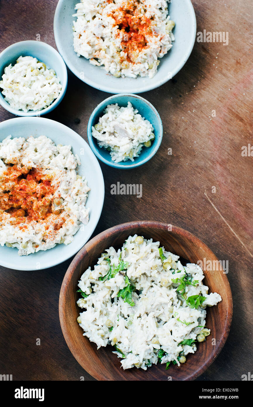 Ancora in vita di bocce di risotto con spezie Foto Stock