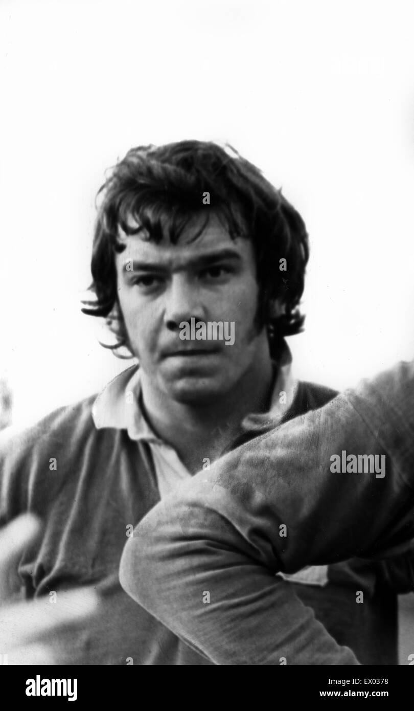 Hefin Jenkins, Llanelli lettore RFU, circa aprile 1976. Foto Stock