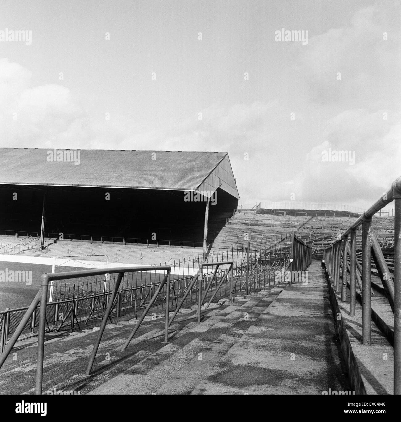 Turf Moor football Stadium, casa del Burnley FC, Lancashire, 28 febbraio 1967. Foto Stock