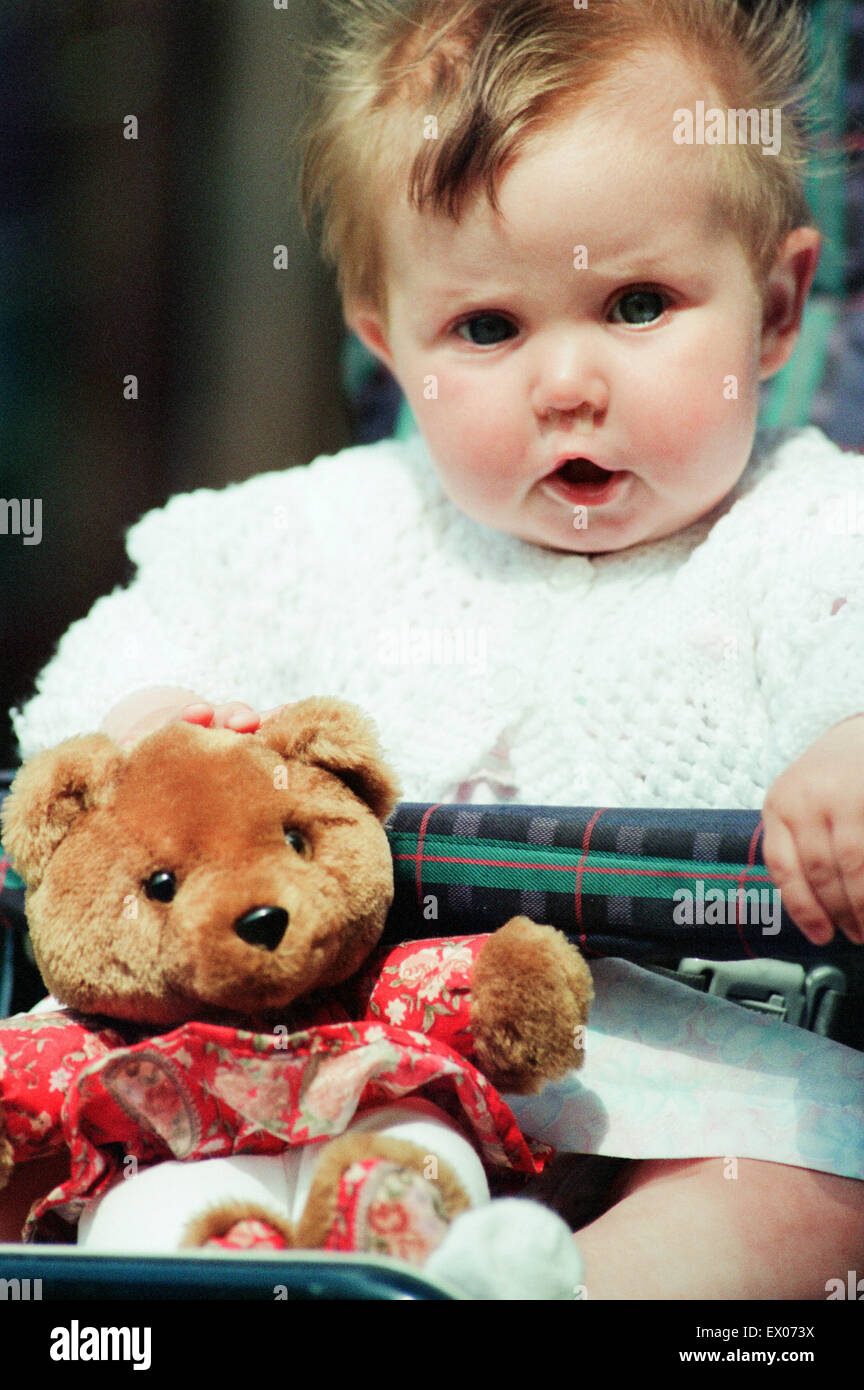 Teddy Bear Picnic a valle dei giardini, Saltburn, 15 giugno 1994. Foto Stock