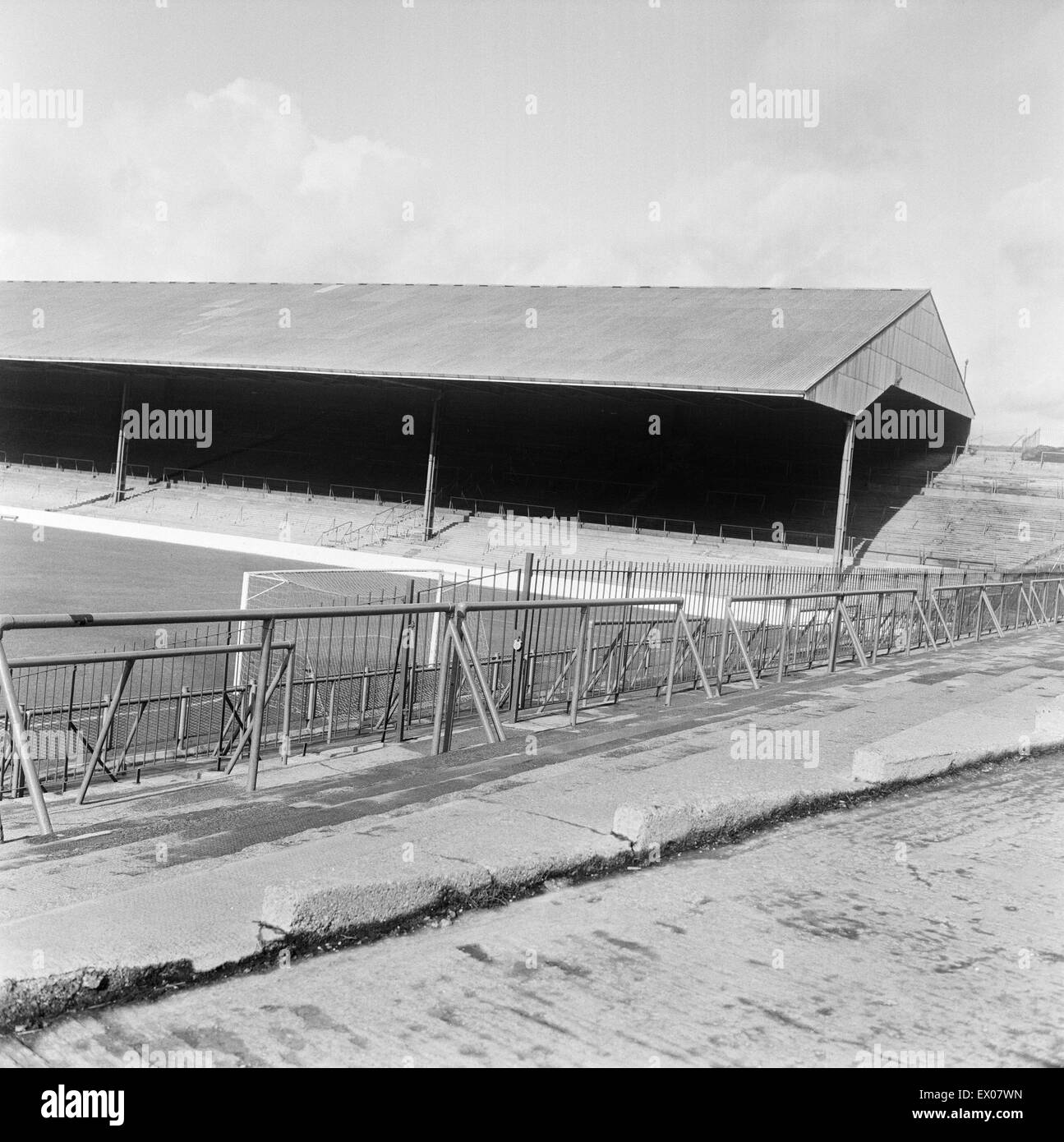 Turf Moor football Stadium, casa di Burnley F.C. Il 28 febbraio 1967. Foto Stock