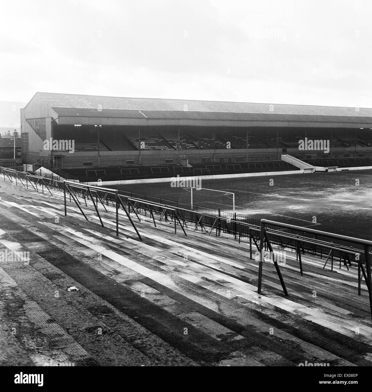 Turf Moor football Stadium, casa del Burnley FC, Lancashire, 28 febbraio 1967. Foto Stock