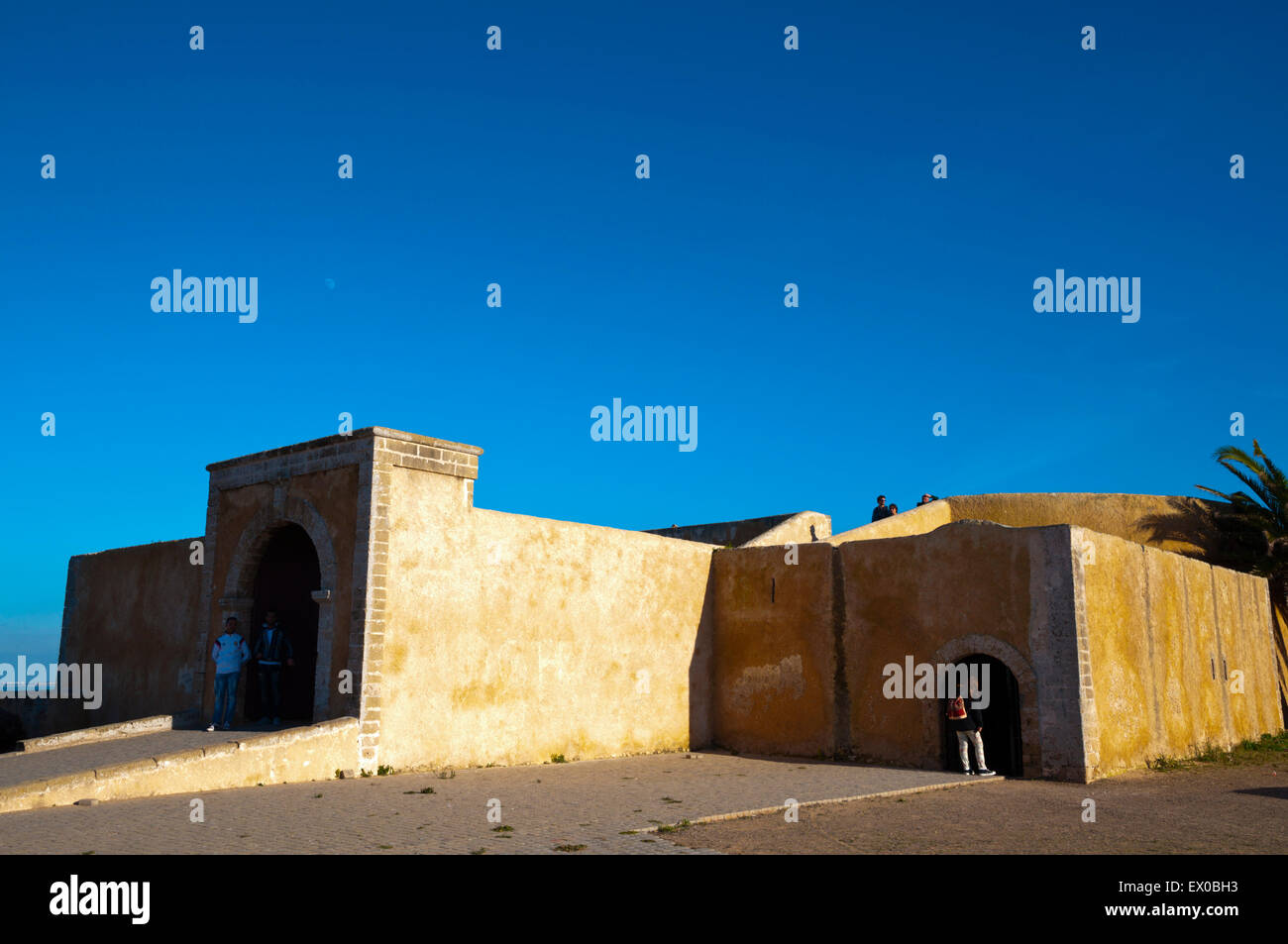 Accesso ai bastioni, Cite Portugaise, portoghese città vecchia, El Jadida, Marocco, Africa settentrionale Foto Stock