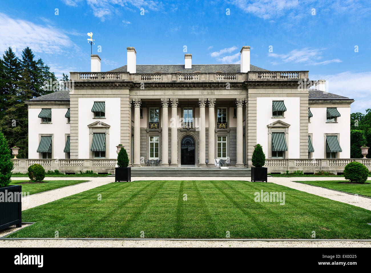 Nemours Mansion e giardini, Wilmington, Delaware, STATI UNITI D'AMERICA Foto Stock