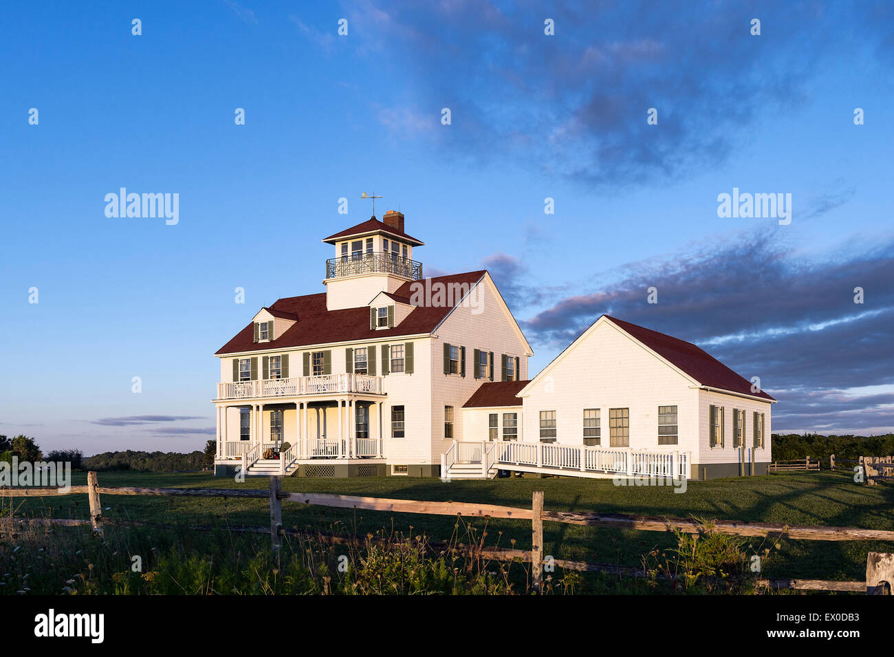 Stazione della Guardia costiera, Eastham, Cape Cod, Massachusetts, STATI UNITI D'AMERICA Foto Stock