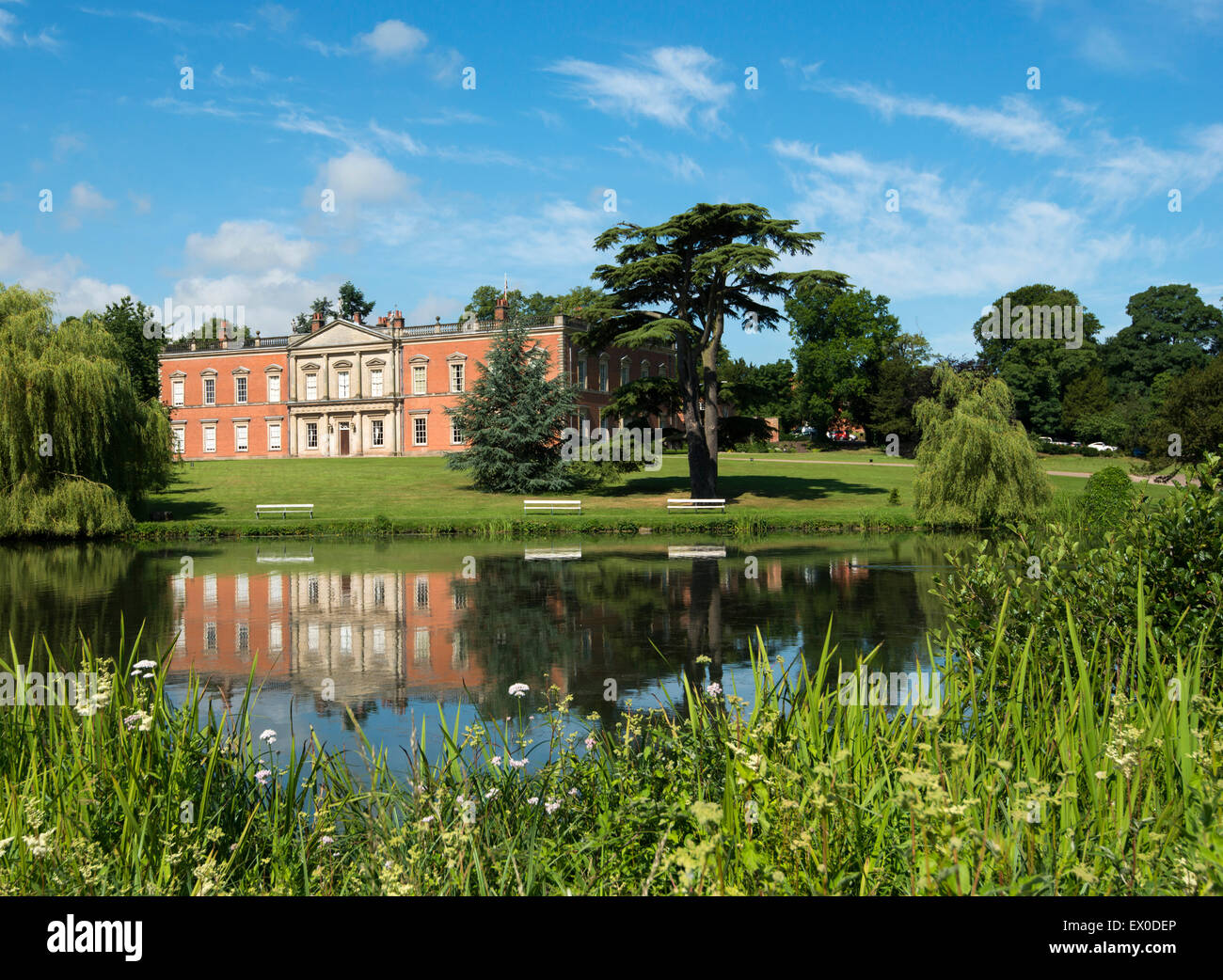 Staunton Harold Hall nel Leicestershire, England Regno Unito Foto Stock