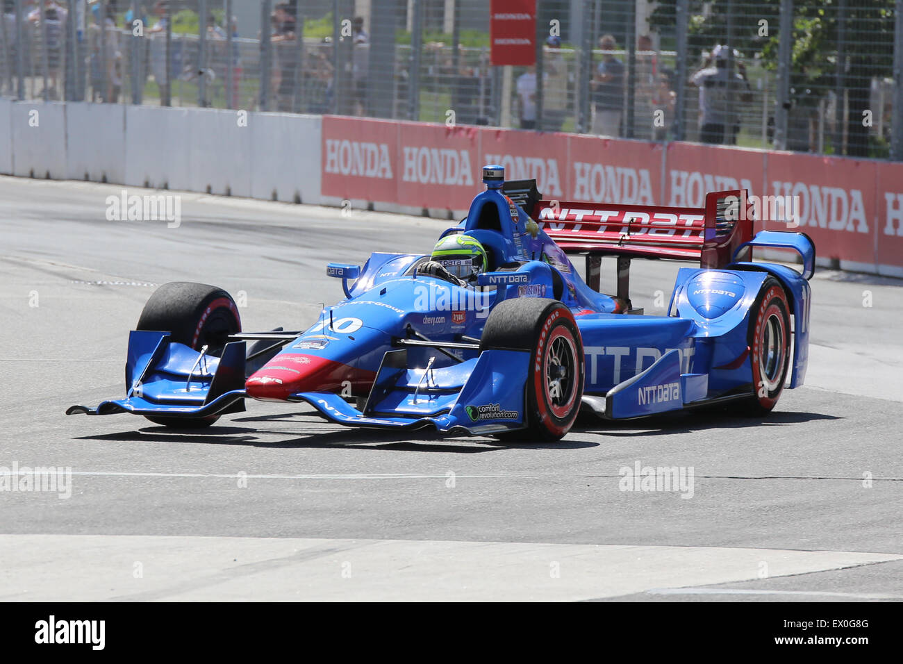 Honda Indy Car gara di Formula Uno a Toronto in Canada Foto Stock