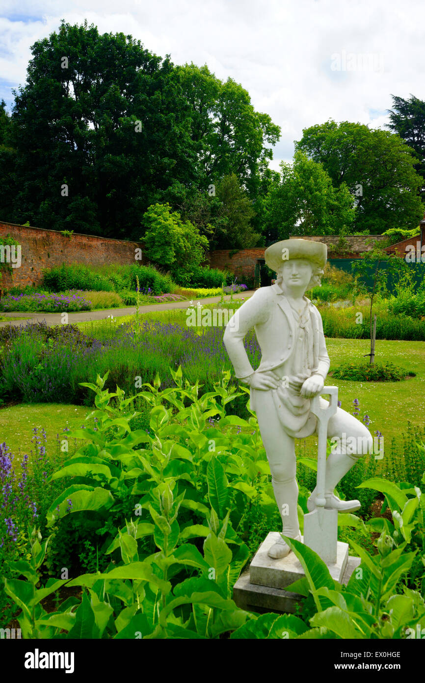 Statua in Delapre Abbey, Northampton Foto Stock