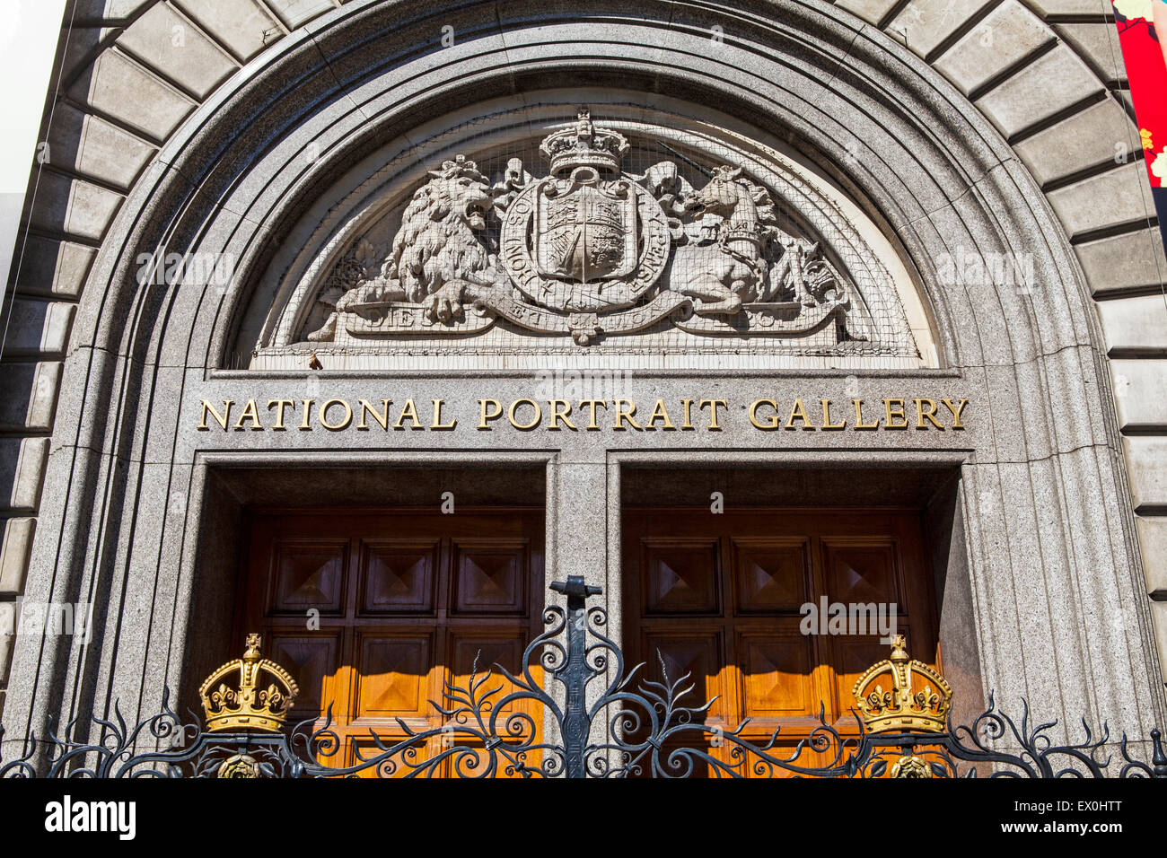 La National Portrait Gallery di Londra. Foto Stock