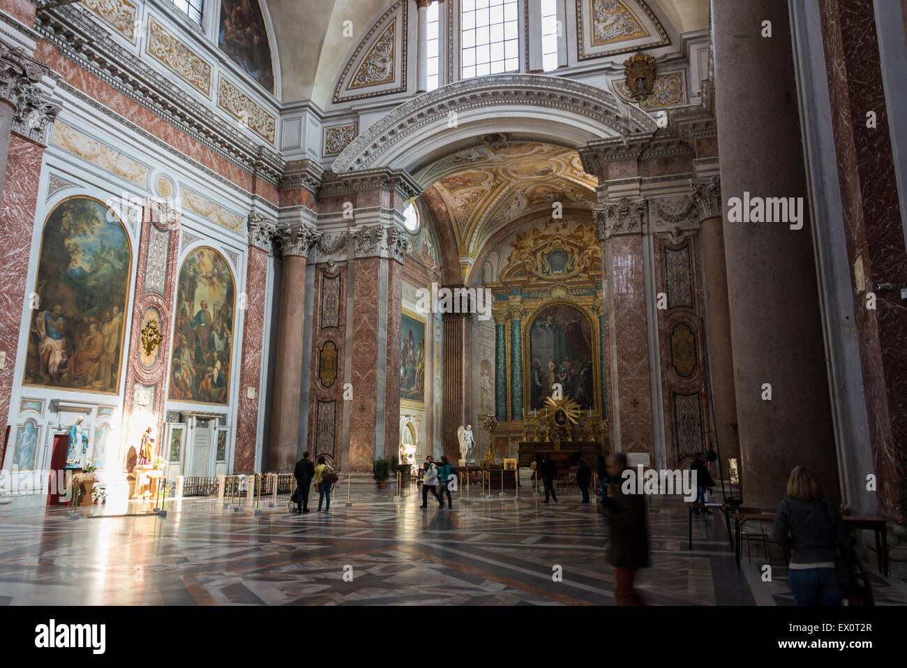 Basilica di Santa Maria degli Angeli e dei martiri Foto Stock